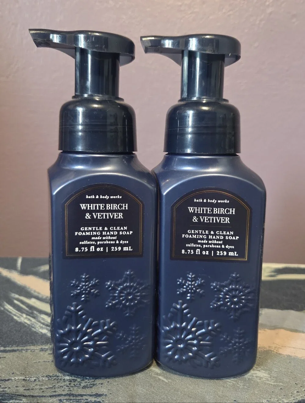 White Birch & Velvet Foaming Hand Soap x2